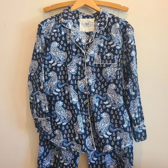 PRINTFRESH Tiger Queen Long PJ Set Size M - Picture 5 of 13